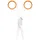 Slice 10544 Universalschere Linkshänder, Rechtshänder 141mm Weiß, Orange