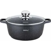 Kinghoff Marmor Kochtopf 24 cm rund