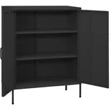 vidaXL Lagerschrank Anthrazit 80x35x101,5 cm Stahl