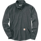 CARHARTT Half Zip Thermal L/S 104428 - Dunkelgrau - XXL