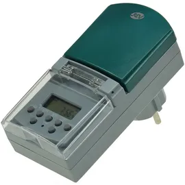 ChiliTec digitale Wochen-Zeitschaltuhr für Außen 7 Tage, 230V, 1800W