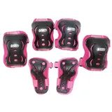 Best Sporting Schützer Set Girls bis 50 kg pink/schwarz Größe XS/S 7 Teile