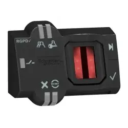 Schneider Electric XB5S6B2L2 Biometrischer Taster, Harmony XB5S, Fingerabdrucksensor, Kunststoff, 22mm, bistabil, 2m Kabel, 24V ACDC