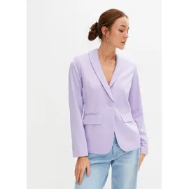 bonprix Blazer mit Knopfdetail, lila, Gr.44, Eleganter Blazer mit Knopfdetail