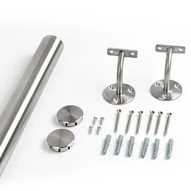 DOLLE Handlauf-Komplettset 150 cm Ø 4 cm Edelstahl