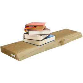 deluke Wandregal 70 x 22 x 4 cm Braun