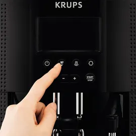 Krups Arabica Picto Quattro Force EA8118 schwarz/silber