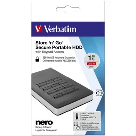 Verbatim Store ‘n’ Go Secure Portable 1 TB USB 3.1 53401