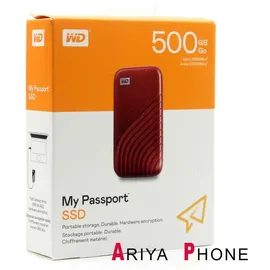 Western Digital My Passport 500 GB USB 3.2 rot WDBAGF5000ARD-WESN