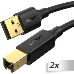 2x1 UGREEN USB-A To BM Print Cable 3m