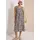 Cecil Midikleid Zebraprint Braun M
