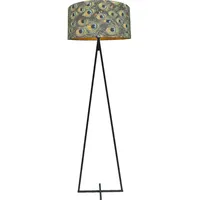 Masterlight Stehleuchte Cross 1-flammig Samt Multicolor Ø52cm