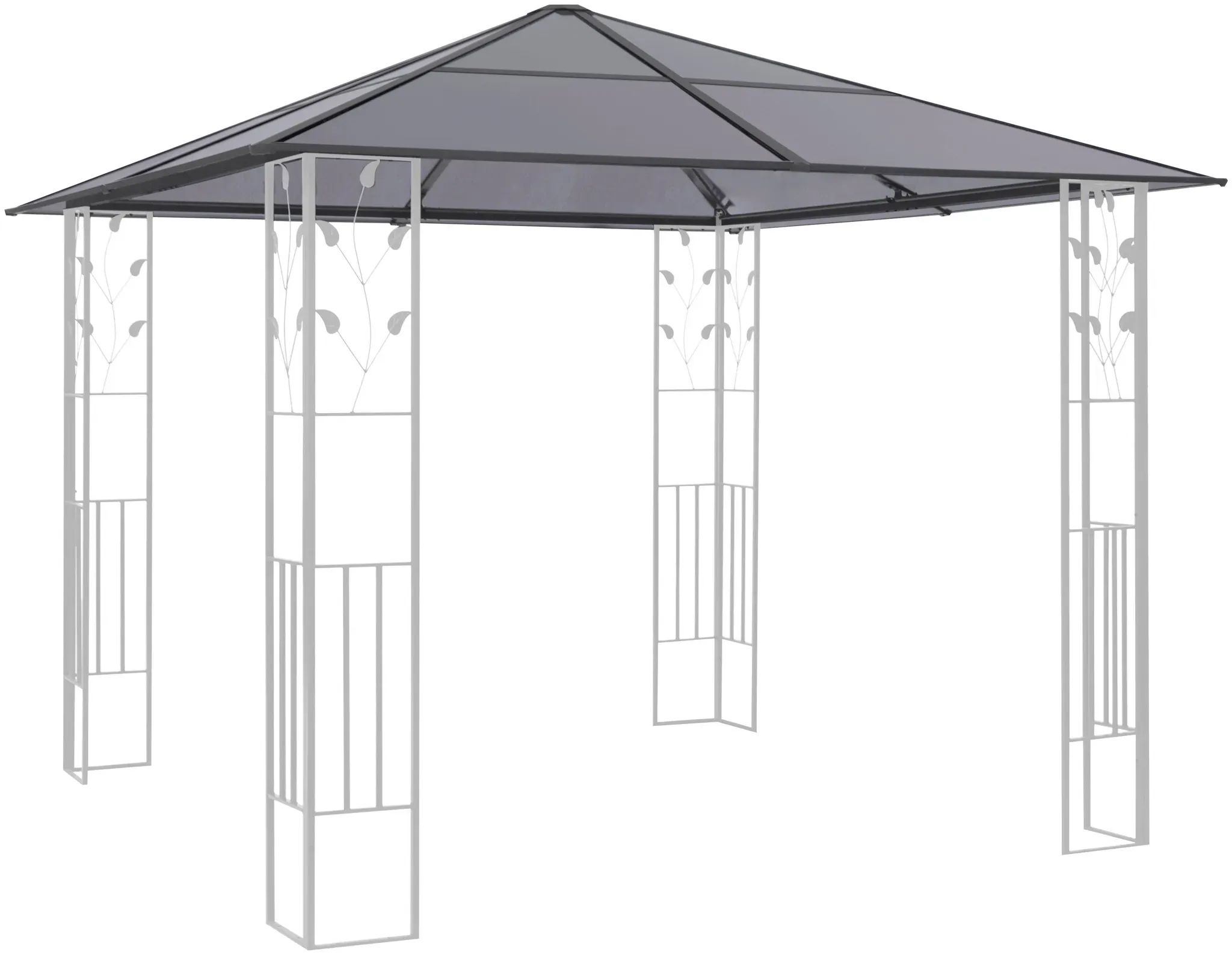 Pavillon-Ersatzdach KONIFERA, transparent, Pavillondächer, für Pavillon »Valencia« 300x300 cm