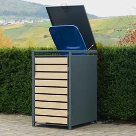 Zelsius Mülltonnenbox 68 x 80 x 117 cm anthrazit