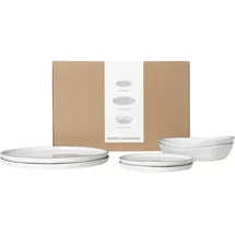 Broste Copenhagen Salt Geschirset mittag für zwei Porzellan