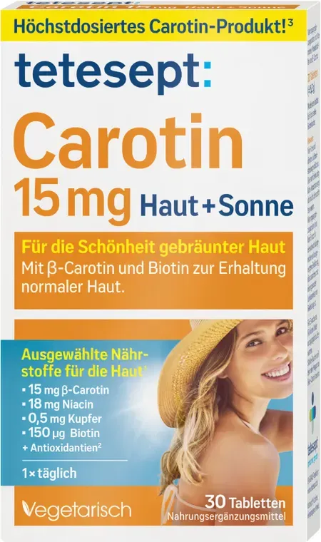 Tetesept Carotin 30 Tabletten