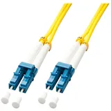 Lindy 47455 Glasfaser LWL Anschlusskabel 15.00 m Gelb [1x LC-Stecker - 1x LC-Stecker] 9/125 μ Singlemode OS2