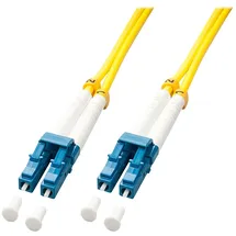 Lindy 47455 Glasfaser LWL Anschlusskabel 15.00 m Gelb [1x LC-Stecker - 1x LC-Stecker] 9/125 μ Singlemode OS2