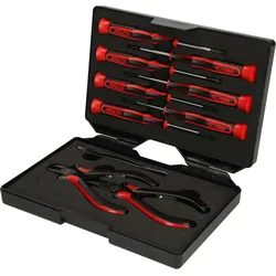 KS TOOLS Feinmechanik-Werkzeug-Satz, 10-tlg ( 500.7180 )