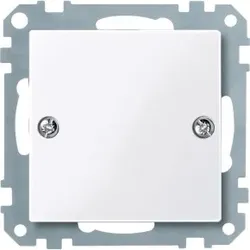 Merten 461825 Blindabdeckung für Sonderanfertigung Kommunikation/EDV, aktivweiß glänzend System M
