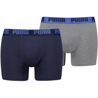 Puma Basic Boxershorts navy/royal sapphire L 2er Pack