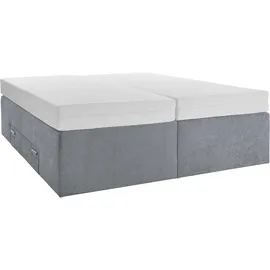 Westfalia Schlafkomfort Boxspringbett 180 x 200 cm Grau