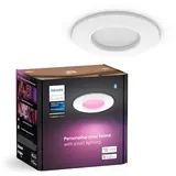 Philips Hue Slim Einbauleuchte 1er Pack 90 mm Weiß