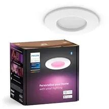 Philips Hue Slim Einbauleuchte 1er Pack 90 mm Weiß