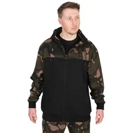 Fox International Lw Split Reißverschlusspullover - Black / Camo - 3XL