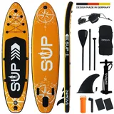 24MOVE SUP-Board Supboard Set inkl. Zubehör 320 x 80 x 15 cm orange