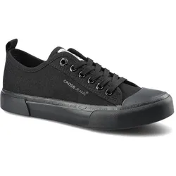 Schwarze Turnschuhe Cross Jeans Bequeme Damenschuhe, 36