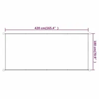VidaXL Senkrechtmarkise Blau 180x420 cm Oxford-Gewebe