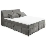 Stella Trading Mid.you Boxbett 160 x 200 cm Grau