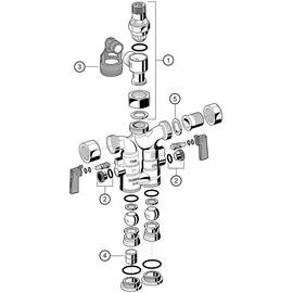 RESIDEO Sicherheitsgruppe SG160S Messing AA, 3/4, SG160S-3/4AA