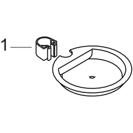 Hansgrohe Seifenschale transparent