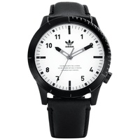 Adidas Herren Analog Quarz Uhr mit Leder Armband Z06-005-00