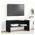 vidaXL TV-Schrank 80x40x40 cm Schwarz Eiche-Optik Holzwerkstoff