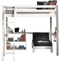 58 aufm Kessel Hochbett Karolina 209 x 215 x 190 cm Kiefer lackiert weiß