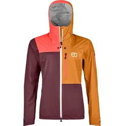ORTOVOX Damen Funktionsjacke 3L ORTLER JACKET W, winetasting, S