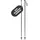 Atomic Amt Alpine Poles, Schwarz, 135 EU