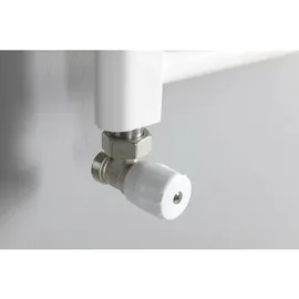 a&n&a aQualine Aqualine ECO Anschluset für die Ecke, Nickel/weiß - Silber/Weiß