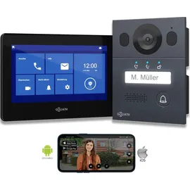 Goliath Basic Video Türsprechanlage 2 Draht Bus 7" Monitor