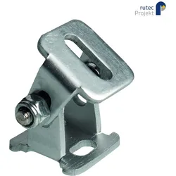 Rutec Projekt Montage-Gelenk für Aluminiumprofile, Winkel bis 2x 90°, verstellbar RUP-PFH441