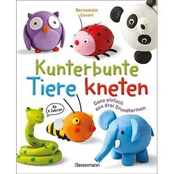 Buch "Kunterbunte Tiere kneten"