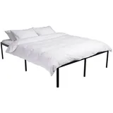 furnicato Bett Metallbett Hamlin 140 x 200 cm schwarz (1-tlg) schwarz
