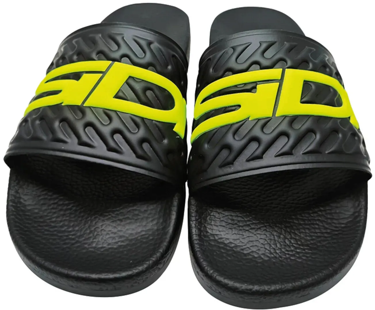 Sidi Pool Slide Slippers, zwart-geel, 46 Voorman