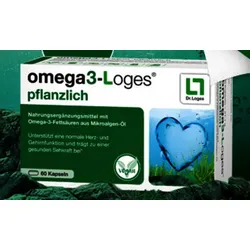 Omega 3 Loges Vegan Kapseln 60 Stück