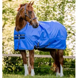 Horseware Amigo Hero Ripstop 50g Turnout Decke wasserdicht Blue/Navy&Grey, Größe: 5'6