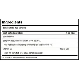 Solgar Vitamin D3 Kapseln 100 St.