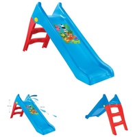 Mochtoys Kinderrutsche 11965, Wasserrutsche, 140 cm Rutschlänge, wetterfest in blau